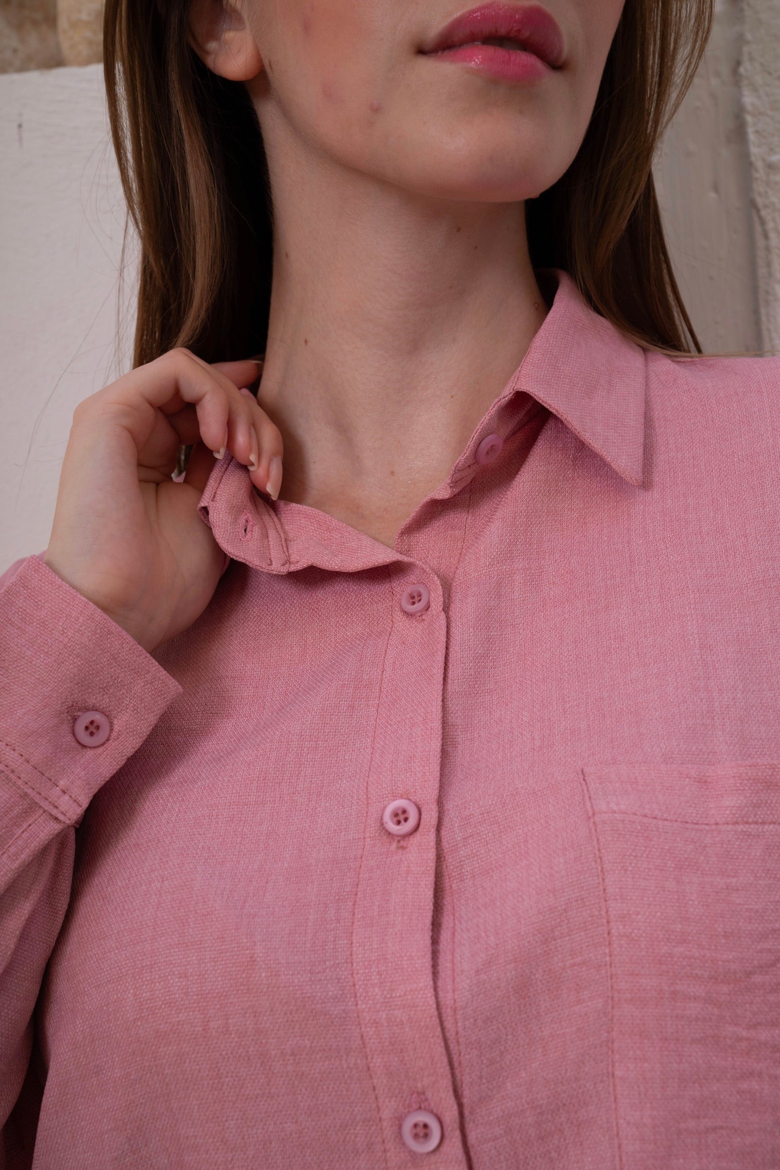 Gumus Linen Pinky Suit