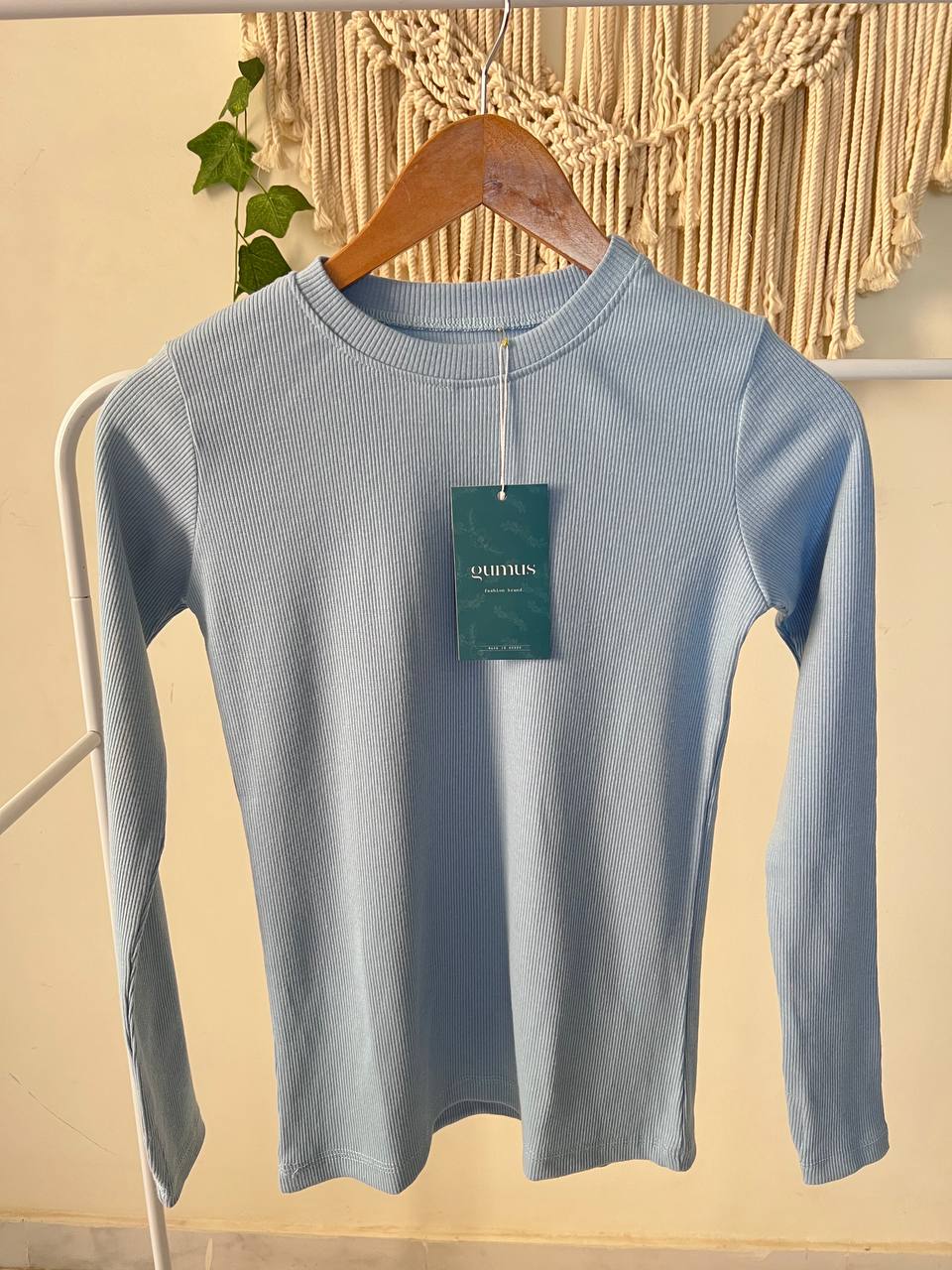 Gumus Long Sleeve 100% Cotton Top