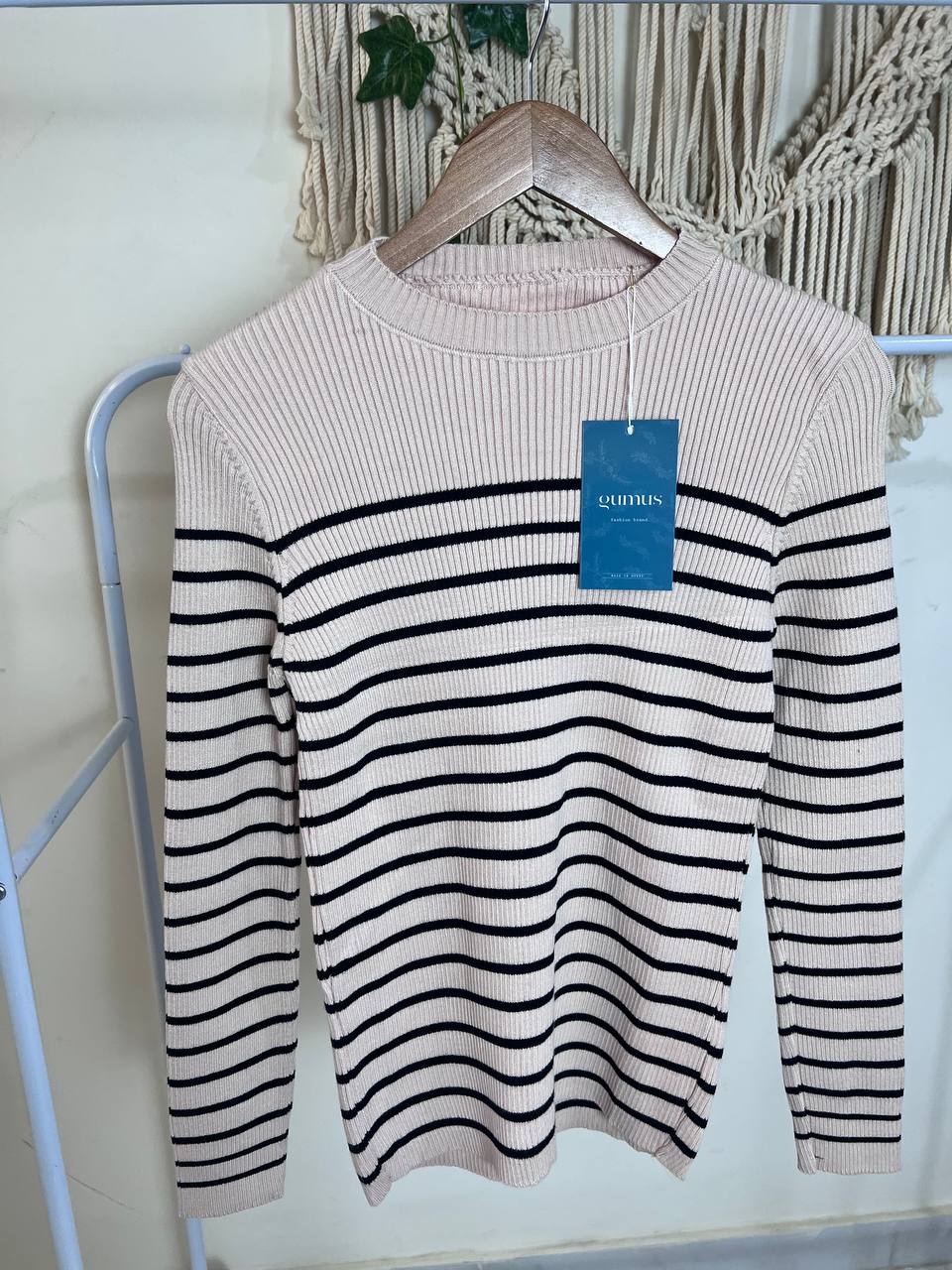 Gumus Stripped Pullover